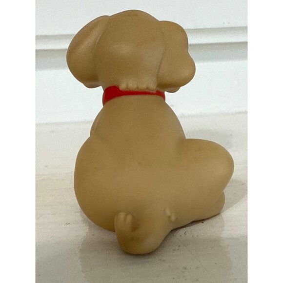 Fisher Price Little People Advent Calendar Christmas Dog Tan Puppy Tongue Out - Picture 3 of 5